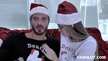 Preview 1 of Baby Five One Piece - Christmas Fuck With My Hot Step Sister Ariana Marie