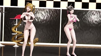 Preview 3 of X Reted - MMD R18 Azur Lane