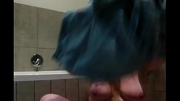 Preview 4 of Vore Swallow A Tiny Man - Fat girl wetting her pants and rinsing the urine out into her mouth