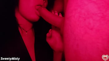 Preview 3 of Bibl Videos Hd 2018 17 - Sexy Brunette Passionate Sucking Dick after Night Club - Cumshot
