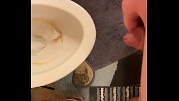 Preview 1 of Crazy Little Lesbian Squirting - Taking a piss break