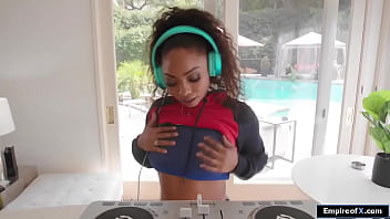 Preview 1 of Sheppp - A brunette ebony blowjobs and fucks bbc
