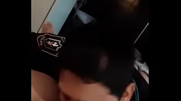 Preview 1 of Sxx Tata - Me visto de polic&iacute_a para coger con otro policia