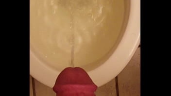 Preview 2 of Biggest Ball - Full bladder on and off pissing out of a thick meaty erection.