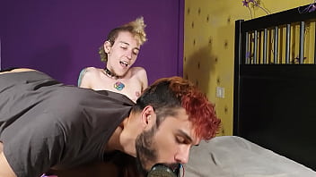 Preview 2 of Virgin Muse - Eating my little trans &#039_ pussy