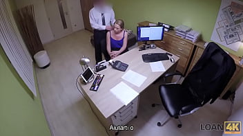 Preview 2 of Modari Porn - LOAN4K. Giovane ragazza ingenua viene scopata sulla scrivania nell&#039_ufficio del prestito
