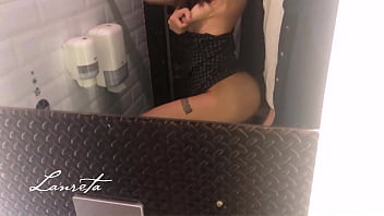Preview 3 of Japanese Tight Body Mom - Random teen gets fucked in a public toilet (Lanreta)