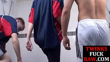 Preview 1 of Dogs Women Xxx Sexy Videos - twinks jizzing after bareback threeway