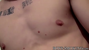 Preview 3 of Suck Me Off Mrs Oldie - Tattooed bad boy smokes cigars while masturbating solo