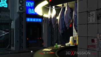 Preview 1 of Vi Gin - Ass fuck. Super sexy girl and a big cock in the industrial zone
