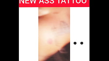 Preview 3 of Dog Vs Ma - NPLEASURES SHOWING OFF HER NEW ASS TATTOO.
