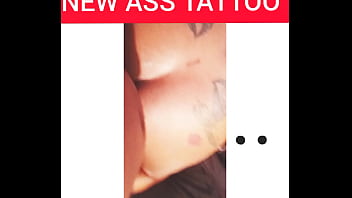 Preview 4 of Dog Vs Ma - NPLEASURES SHOWING OFF HER NEW ASS TATTOO.