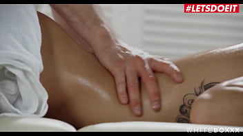 Preview 1 of Forcing Affair Japanese - WHITE BOXXX - #Liya Silver #Kristof Cale - Russian Teen Tries Anal On Massage Table With Big Cock Masseur
