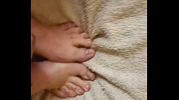 Preview 2 of Old Man Small Teen - homemade handjob and cumshot on legs