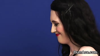 Preview 4 of Heidi Sex - Hot hottie gets jizz shot on her face sucking all the sperm