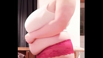 Preview 1 of Xxx Bazzal - Huge Tits Tight White Tank Top