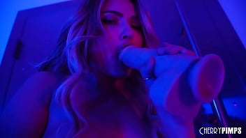 Preview 3 of Puer Hd Purn - Adria Rae Is A Real Tits Hot Blonde Who Talks Dirty Before Stripping and Masturbating