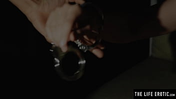 Preview 1 of Beauty Japanese Tomoka - Horny blonde cop handcuffs herself as she masturbates to orgasm