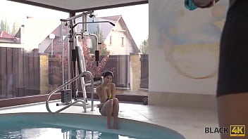 Preview 1 of Free Marathi Sex Videos - BLACK4K. Black swimming coach with pleasure fucks the excited brunette