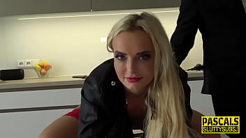 Preview 1 of Bolti Khaniya Com - Ass paddled bound submissive blonde
