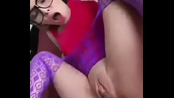 Preview 4 of Xxx Japan Fathat - Anal in purple tights huge dick