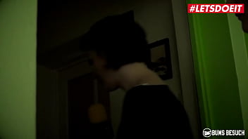Preview 2 of Old Woman Licks Sleeping Girl - LETSDOEIT - Lullu Gun - Lucky Amateur Gets To Fuck At His Place With A Sexy German Pornstar