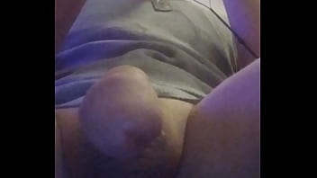 Preview 3 of Dp Www Com - Straight young man blows clouds while his wifes vibrating butt plug makes his dick dance