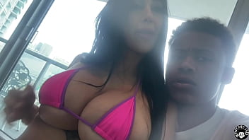 Preview 1 of Gozleri Bagli Porn - lil d makes Valerie kay cum on his dick while her boyfriends at work pt 1