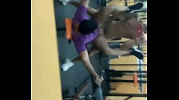 Preview 2 of Col Col Baby - Fucking my personal at the gym