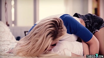 Preview 1 of Double Anally - Perverted old spying on his lesbian stepdaughters Jessa Rhodes and Piper Perri