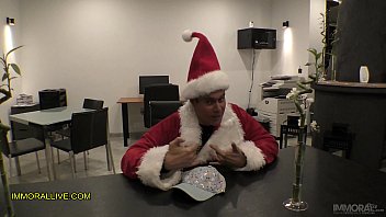 Preview 1 of Full Move Xxxii Foking - CRAZY CHRISTMAS TALE SEXY SLUT WITH GIANT TITS &amp_ HUGE CLIT MAKES LUCKY ELF CUM TWO TIMES!