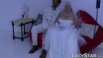Preview 1 of Evelyn Sharma Fucking - GILF bride screwed and facialized by BBC groom