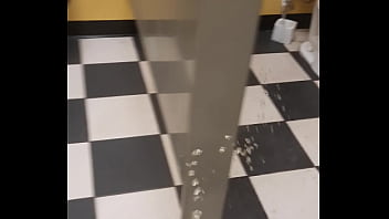 Preview 2 of Avaa Adams Fuck - Public bathroom flooded with my piss
