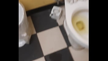 Preview 1 of Avaa Adams Fuck - Public bathroom flooded with my piss