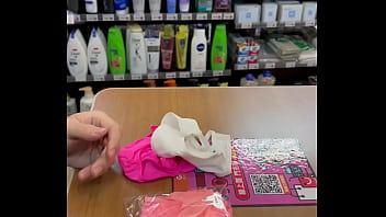 Preview 3 of Rapa Sex Police - Asian ladyboy shows her new thong in convenience store