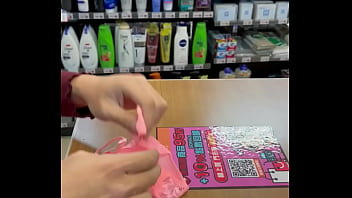 Preview 4 of Rapa Sex Police - Asian ladyboy shows her new thong in convenience store