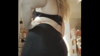 Preview 2 of Yumeno Aika Fucking Father - Taking off my tank top and teasing you wi the camera