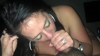 Preview 3 of Just Wake Him Up - Brittany Swallowing my cum