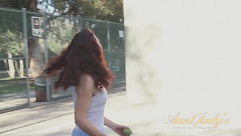 Preview 1 of Dani Dennies - AuntJudys - 43yo MILF Sable at the Tennis Club (AJ Classics)