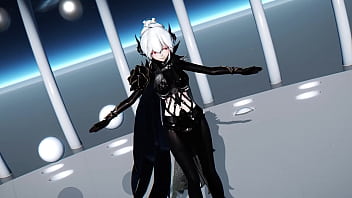 Preview 3 of Maduro Coje Pasivo - [MMD4K]HAKU(Dark Knight) - Elect