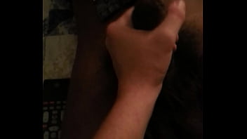 Preview 4 of Vm Apss - White girl suck black boyfriend dick while he snores