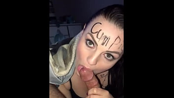Preview 2 of Boy Xxi Vido - Vegas Cum Queen stars in Cum Pig BJ