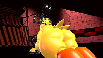 Preview 3 of Sex Xxxxsexxx Fatfat - Toy chica es follada por un endoesqueleto (FNAF)
