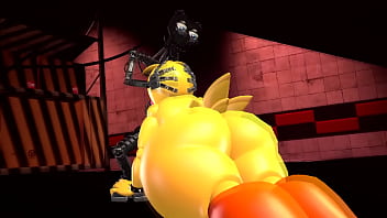 Preview 4 of Sex Xxxxsexxx Fatfat - Toy chica es follada por un endoesqueleto (FNAF)