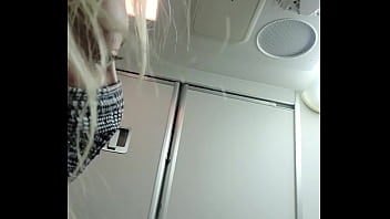 Preview 2 of Mom Mo - P*SSING / SQUIRTING ON A PUBLIC AIRPLANE