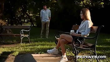 Preview 2 of Son Force Fuck Chinese Mom - Eveline Dellai,  Seduced at the Park
