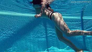Preview 3 of Raylene Danny Wilde - Sheril Blossom gets horny and naked in the pool