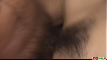 Preview 4 of Mom And Son Sleeping With Dade - Redhead Asian chick Yuna Hirose gagging a throbbing cock and screwed