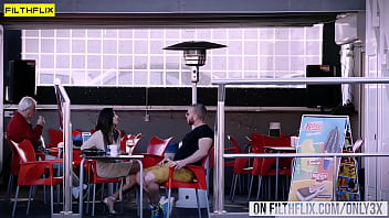 Preview 1 of Iggy Azalea Fucking - Incredible Outdoor Fucking With Bar Girl
