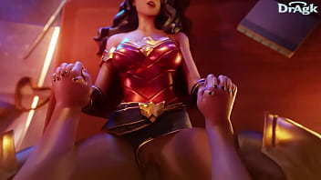 Preview 3 of Hot Figure Mom And Son Sex - Fortnite wonderwoman gets pounded
